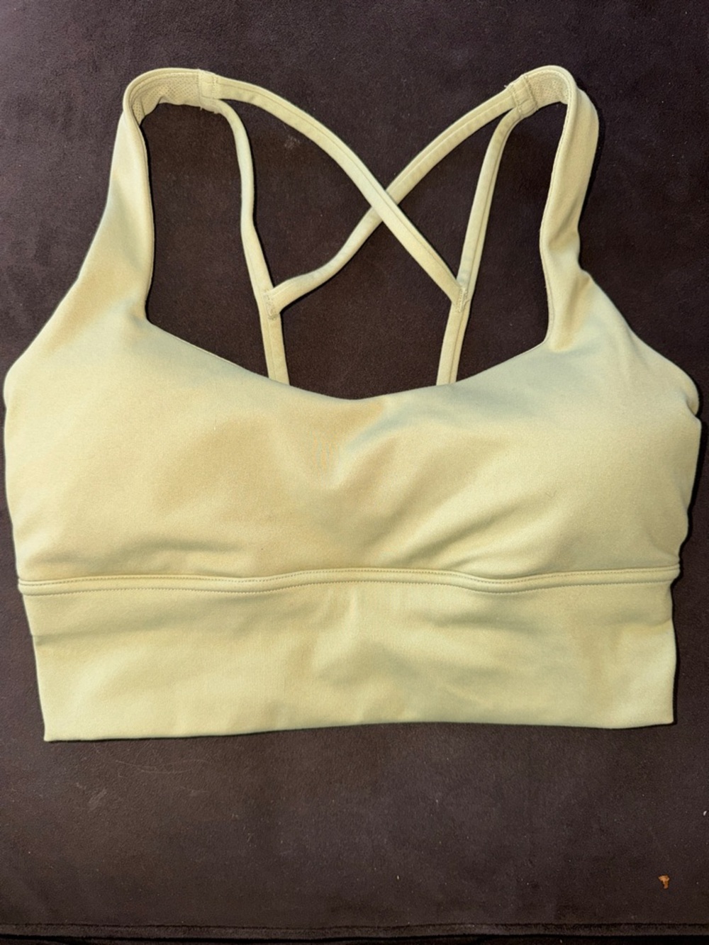 all in motion Pale Green Crisscross Back Sports Bra